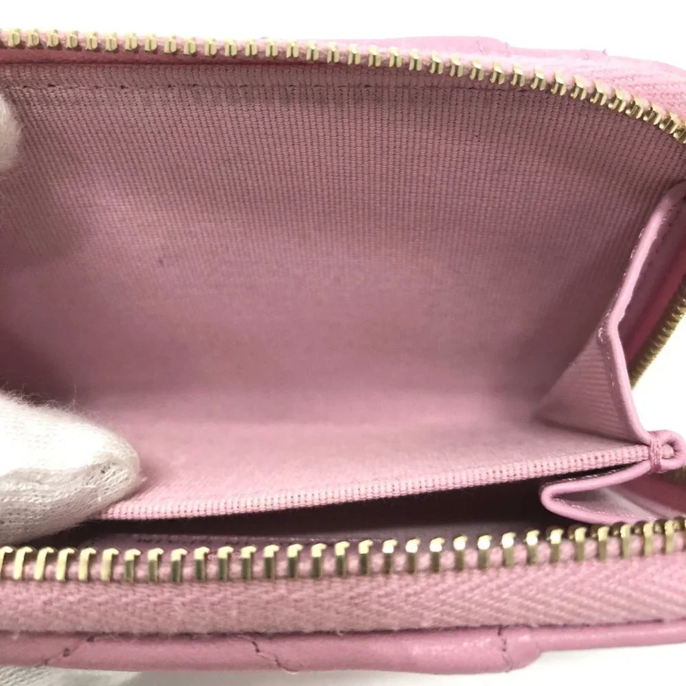 CHANEL Authentic Pink Wallet